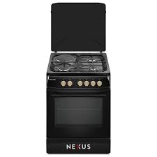NEXUS GAS COOKER BLACK NX 5055B 3+1 BLACK